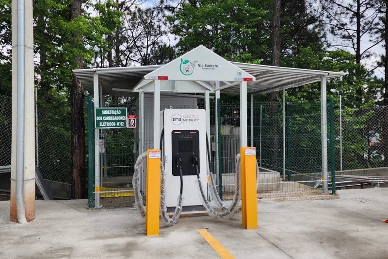 Infraestrutura para carregadores de ônibus elétricos